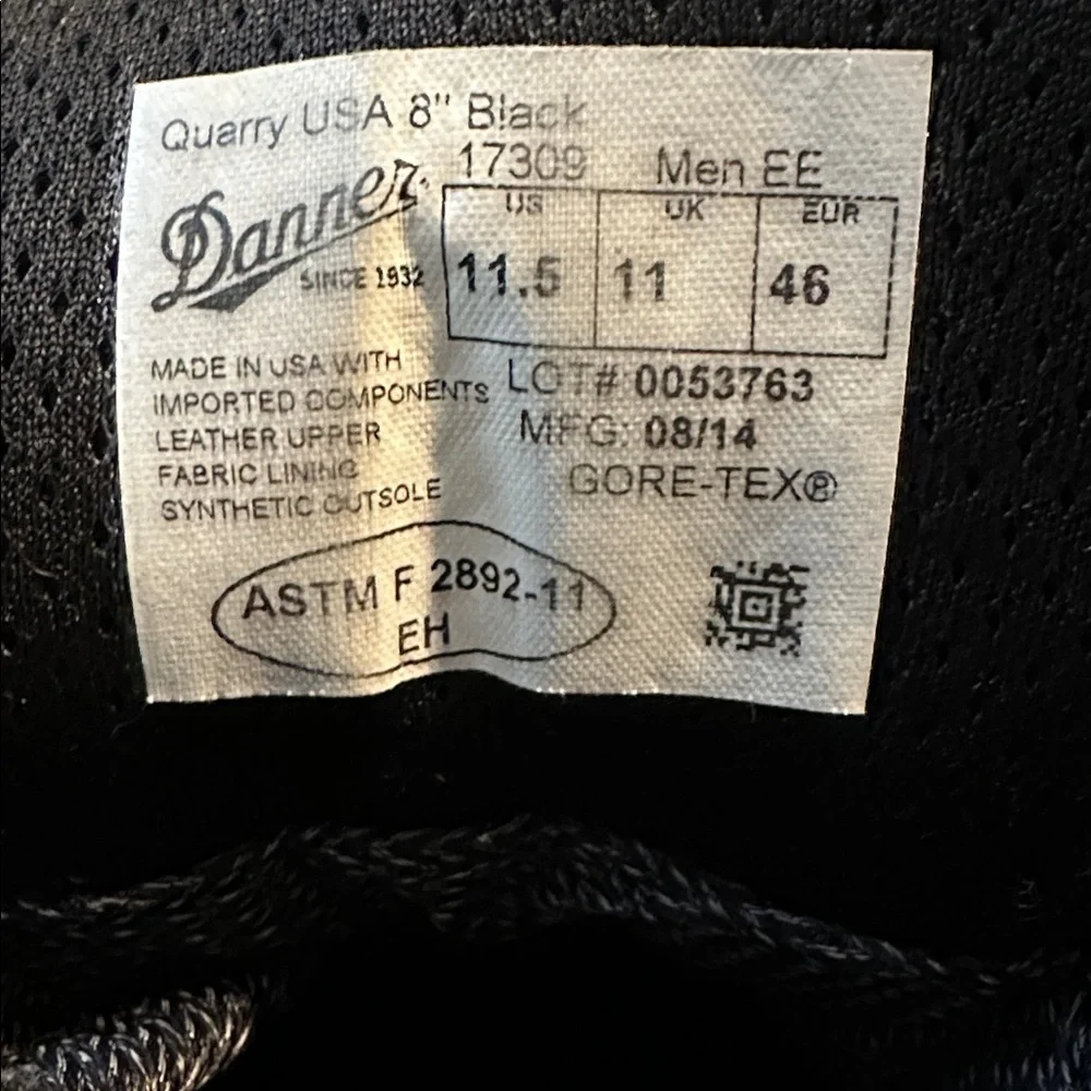 Men’s Danner Quarry Boots 11.5EE - Picture 6 of 10